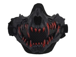 Máscara táctica Glory con colmillos 3D (estándar) - Negra [Imperator Tactical]