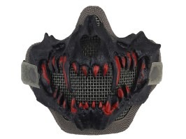 Máscara táctica Glory con colmillos 3D (estándar) - Gris lobo [Imperator Tactical]