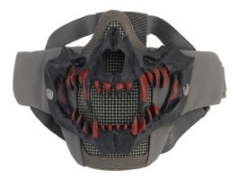 Máscara Tactical Glory con colmillos 3D (mejora) - Gris lobo
 [Imperator Tactical]