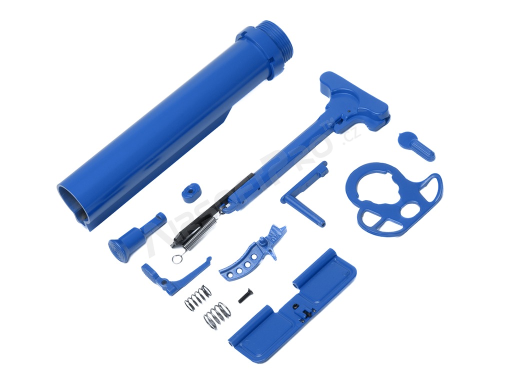 Kit de accesorios de colores a juego para rifles AEG de airsoft de las series M4 / M16 - azul [CYMA]
