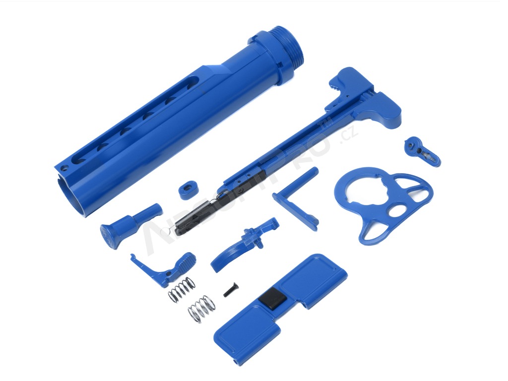 Kit de accesorios de colores a juego para rifles AEG de airsoft de las series M4 / M16 - azul [CYMA]
