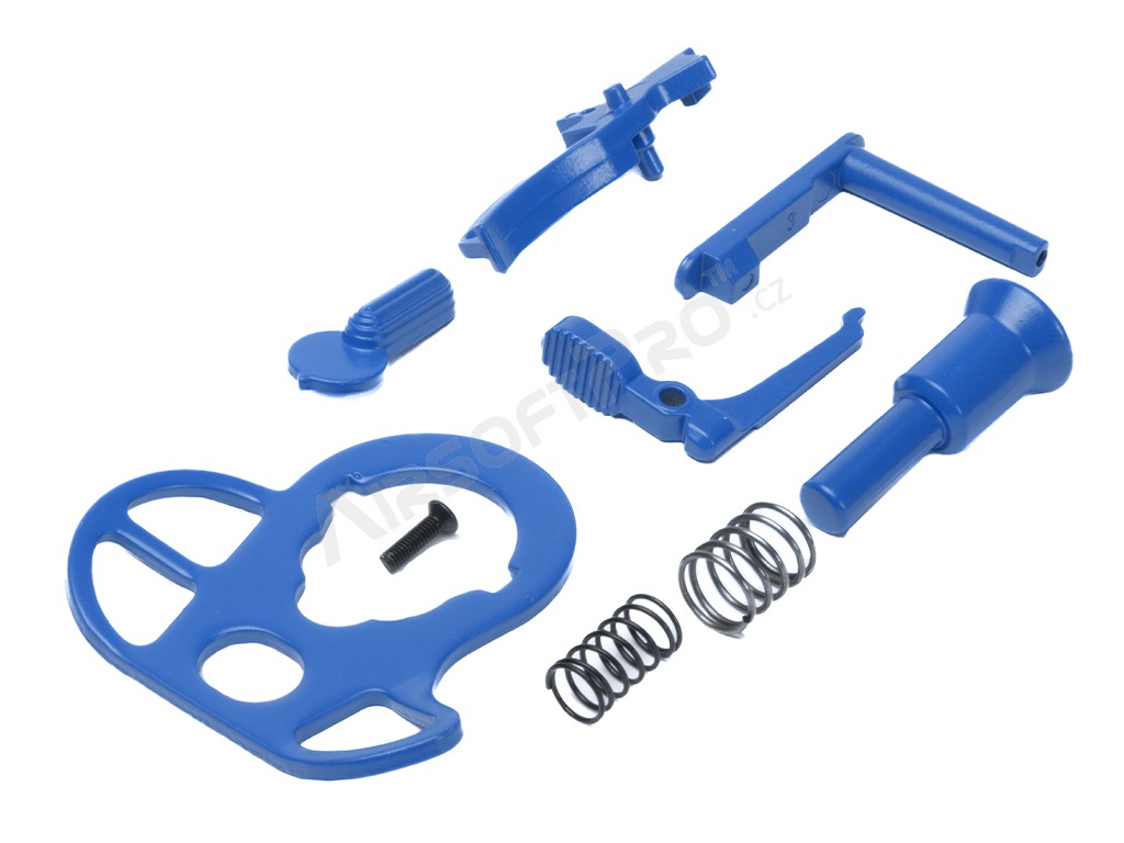 Kit de accesorios de colores a juego para rifles AEG de airsoft de las series M4 / M16 - azul [CYMA]