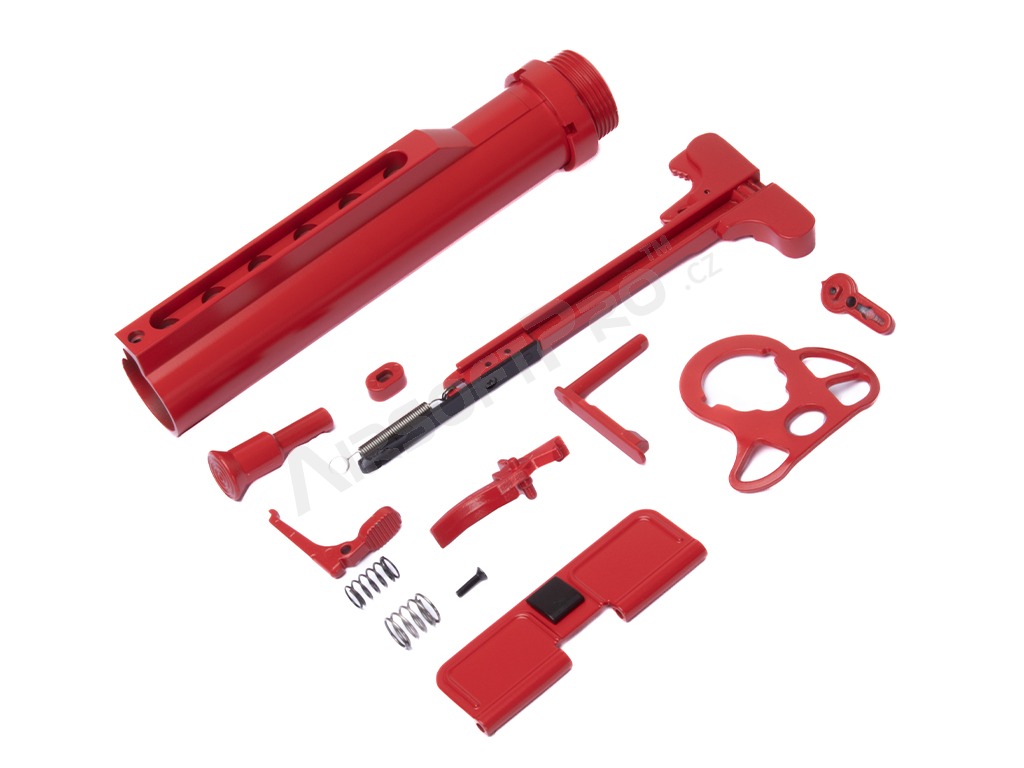 Kit de accesorios de colores a juego para rifles AEG de airsoft de las series M4 / M16 - rojo [CYMA]