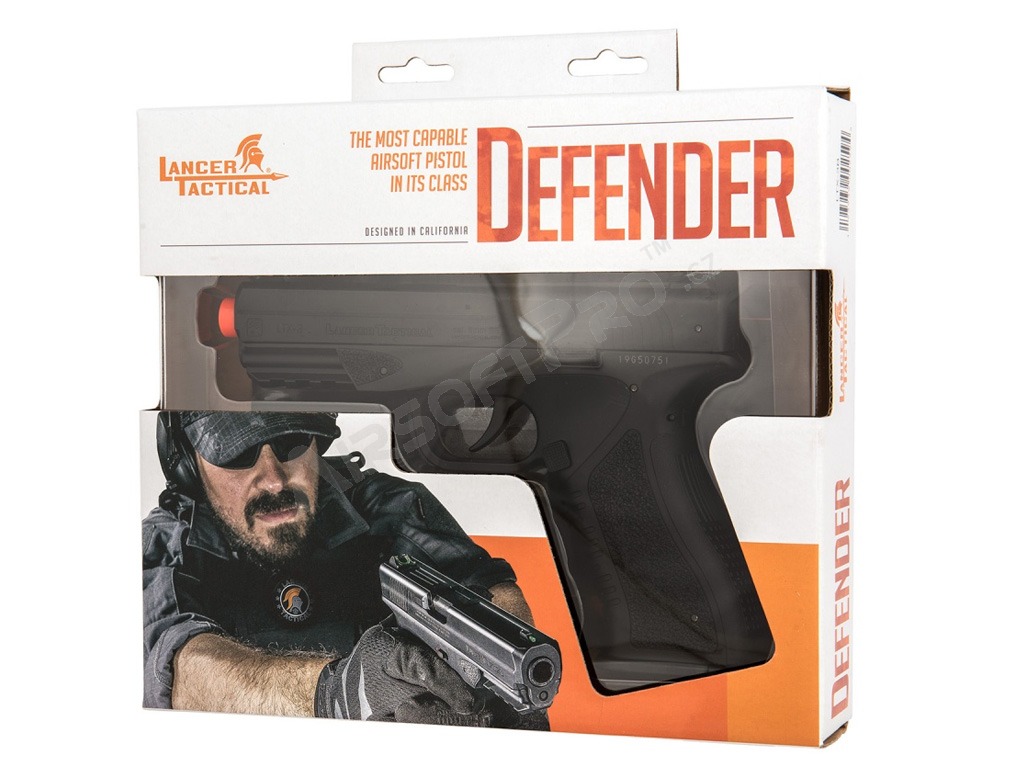 Airsoft pisztoly LTX-3 Defender CO2 Blowback - fekete [Lancer Tactical]