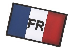 Parche de PVC 3D de la bandera francesa con velcro [101 INC]