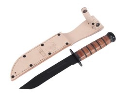 Cuchillo WW II Iwo Jima con funda de cuero [101 INC]