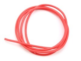 Cableado de silicona de 1,5 mm2, 16#AWG, rojo - 1 metro [TopArms]