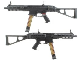 Rifle de airsoft PCC-45, negro, ETU, mosfet, versión de 400 FPS [G&G]