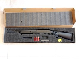 Escopeta de airsoft M870 con culata maciza ABS, corta, METAL (CM.350M) - NO FUNCIONAL [CYMA]