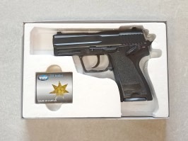 Pistola de muelle airsoft HW SP8 Compact Heavy weight - negra - NO FUNCIONAL [Y&P]