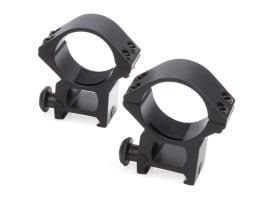 soportes de visor de 30 mm para carriles RIS comunes de Picatiny - medio [ASG]