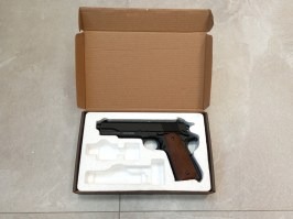 Pistola airsoft 1911 (P361M) full metal - acción de resorte - NO FUNCIONAL [Well]