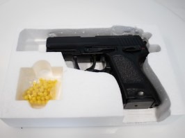 Pistola de muelle airsoft HW SP8 Compact Heavy weight - negra - NO FUNCIONAL [Y&P]
