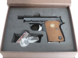 Pistola de airsoft 1908 .25 ACP (CT25)- fullmetal, blowback, negra - NO FUNCIONAL [WE]