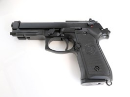 Pistola airsoft M9 A1 Gen 2, negra, fullmetal, blowback, full auto - NO FUNCIONAL [WE]