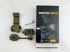 MPLS SWITCH Linterna LED con soporte para casco - TAN - DAMAGED
 [Imperator Tactical]