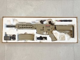 Rifle de airsoft M4A1 URX III Sportline (CM.516) - TAN - SERVISED [CYMA]