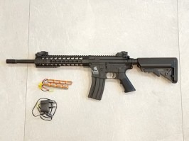 Rifle de airsoft M4 KEYMOD 10' Sportline (Gen.2) - negro - SERVISED [Lancer Tactical]