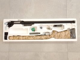 Airsoft francotirador M24 Militar -Digital Desert, (SW-04JC) + GRATIS 500 FPS UPGRADE - SERVISED [Snow Wolf]