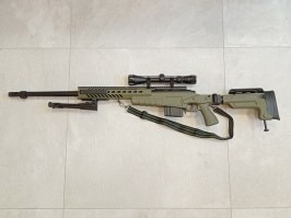 MB4418-3D + visor y bípode - oliva - SERVISED [Well]