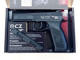 Pistola de aire comprimido CZ P-09, CO2 blowback, balines cal. 4.5mm (.177) - Negra - SERVIDA [ASG]