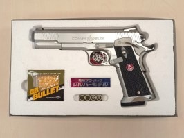 Pistola eléctrica de airsoft Combat Delta plateada, blowback (EBB) - UNFUNCIONAL [Tokyo Marui]