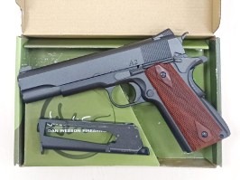 Pistola de airsoft Dan Wesson 1911 A2 - CO2, blowback, full metal - SERVICED [ASG]