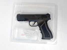 Pistola airsoft LTX-3 Defender CO2 Blowback - negra - SERVISED [Lancer Tactical]