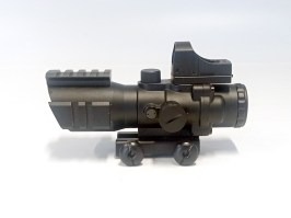 Visor Rhino 4X32 con punto rojo - NO FUNCIONAL [Theta Optics]