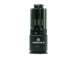 40mm granada de gas AceHive V2 Negro para 80 BBs [ACETECH]