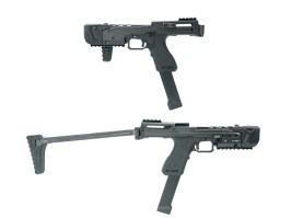 Pistola de airsoft Drumfire GBB con culata plegable y efecto trazador de fogonazo [ACETECH]