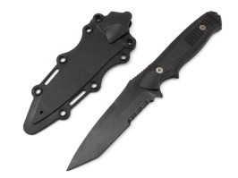 cuchillo estilo 141 con funda de plástico - negro [EmersonGear]