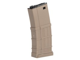 Cargador de polímero Hi-Cap 300 rds PolyMag para M4 AEG - TAN [A.C.M.]