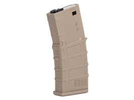 Mid-Cap 120 rds Polymer magazine PolyMag for M4 AEG - TAN [A.C.M.]