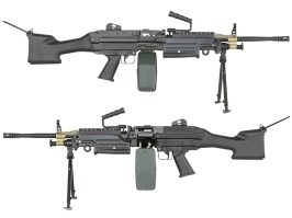 Ametralladora ligera de airsoft FN M249 MKII SAW - Full Metal [A&K]