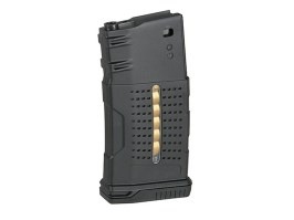 cargador de polímero con empuñadura mejorada de 220rd para AR-10/SR25 - Negro [Battleaxe]