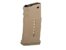 cargador de polímero con empuñadura mejorada de 220rd para AR-10/SR25 - Tierra oscura [Battleaxe]