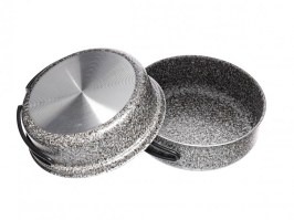 Batería de cocina de aluminio Collection STONE con revestimiento de teflón, 2 piezas [ALB forming]