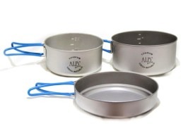 Set de camping de titanio TITAN BASIC - pequeño [ALB forming]