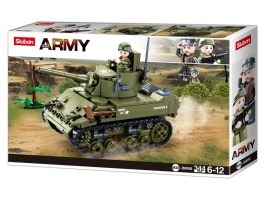 ARMY WW2 M38-B0856 Small Allied tank [Sluban]