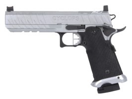 Airsoft pistol Hi-Capa R610-2 CYCLOPS, Gas, Blowback (GBB) - Silver [Army Armament]
