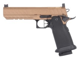 Airsoft pistol Hi-Capa R610-2 CYCLOPS, Gas, Blowback (GBB) - Bronze [Army Armament]