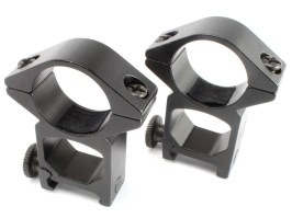 soportes para visores de 25,4 mm para carriles RIS Picatiny comunes - alto [ASG]