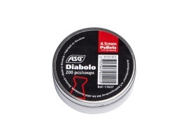 Perdigón de aire comprimido diábolo 0,47g 4,5mm (cal .177) - 200pcs [ASG]