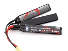 Batería Li-Po 11,1V 1300mAh 25C/35C - CQB [ASG]