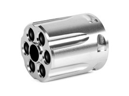 Drum Moon Clip para revólver Dan Wesson 715 - Plata [ASG]