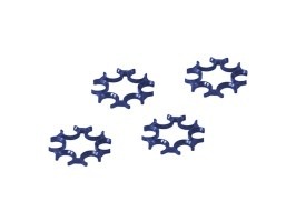 Moon Clips para cartuchos ASG Dan Wesson 1.gen - Azul, 4pcs [ASG]