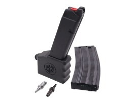 Cargador HPA/M4 Adaptador completo para pistolas AW VX/BLU/UT + WE Serie G - Negro [AW Custom]
