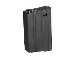 Cargador metálico corto de capacidad reducida para M4, 75 cartuchos - Negro [Battleaxe]