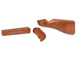 Wooden set for Thompson M1A1 (CYMA CM.033)
 [Battleaxe]